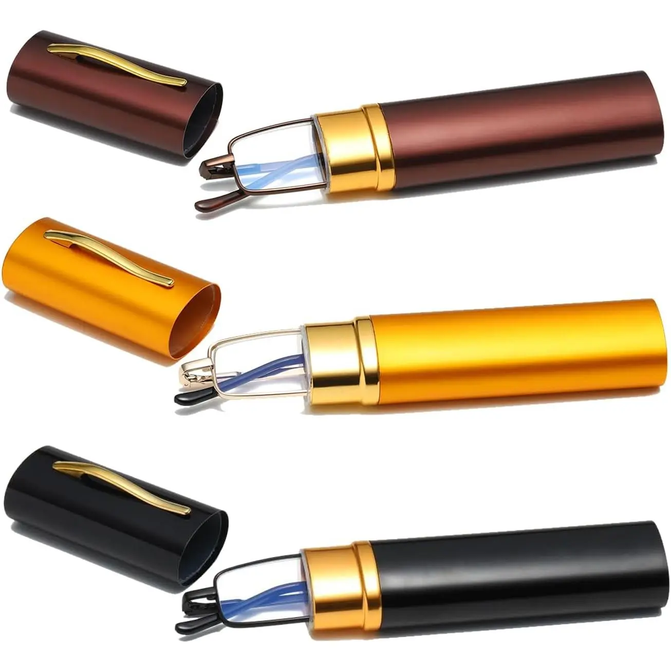 3 Pairs (Black/Gold/Brown)