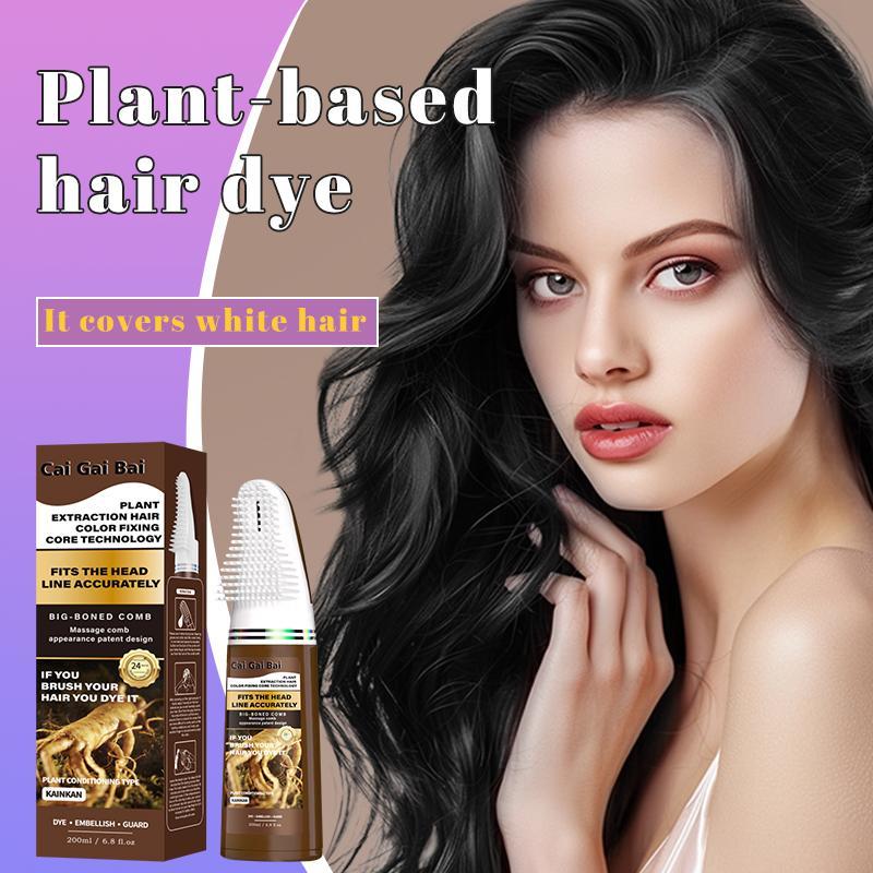 Hair Dye Shampoo Comb-Type, 3-in-1 Hair Dye, Fast, Gentle, Plant-Based Formula, Multi-Color Range, Black, Brown, Red, Home Hair Coloring Hair Dye Shampoo Comb-Type, 3-in-1 Hair Dye, Fast, Gentle, Plant-Based Formula, Multi-Color Range, Black, Brown, Red, Home Hair Coloring