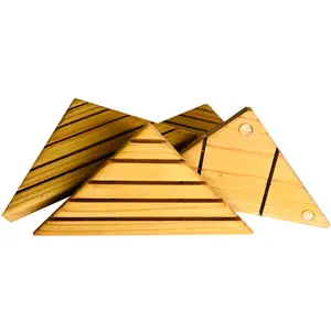 Cedar Wood Corner Soap Saver - All Natural 3.5" x 7"