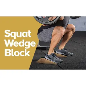 ALAIYE Squat Wedge Blocks - Pack of 2 Non-Slip Slant Board for Legs, Ankle, Calf Stretching - Squat Ramps for Lower Body Strength, Planks, Yoga