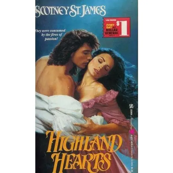 USED Book - Highland Hearts (Heartfire Romance) by Scotney St. James (Paperback) - english