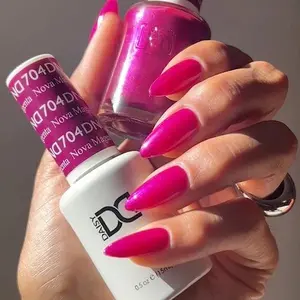 DND 704 NOVA MAGENTA Gel and Lacquer Duo nail care nail art color