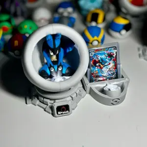 Lucario LED pod with graded card holder 12 color mode