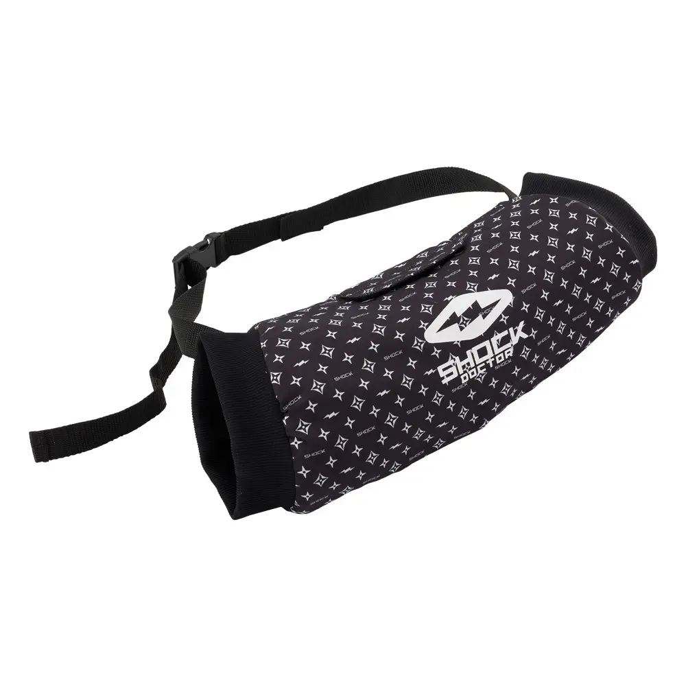 Shock Doctor Showtime Black/White Lux Football Hand Warmer - Water Resistant for Cooler Weather