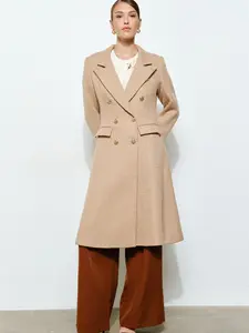 Kate Tweed Double Breasted Long Coat