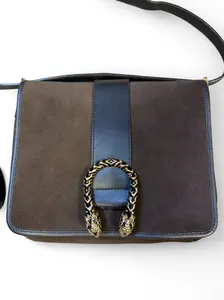 Pre-owned Suede and Leather Shoulder Bags Gucci Dionysus Shoulder Bag Tom Ford Y2K Vintage Dragon Hardware