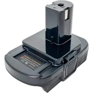 Battery Adapter for Ryobi 18V One+ Cordless Tool, Compatible with Black+Decker/Porter-Cable/Stanley 20V Lithium Battery Replacement for Ryobi 18V Lithium-Ion Battery Converter