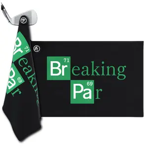 Fore Show Magnetic Golf Towel (Breaking Par) Waffle Microfiber with Magnet for Golf Bags, Carts & Clubs - 24” x 16” Funny Golf Gift Accessory For Men