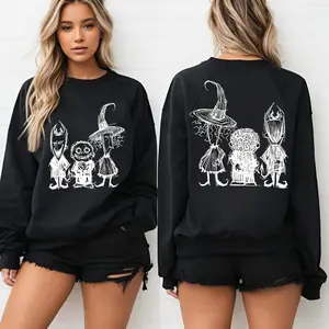 Nightmare Before Christmas Sweatshirt, Barrel Lock Shock Halloween Party Hoodie, Halloween Horror Movie Pullover, Oogie Boogie Sweater