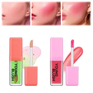 2PCS Color Changing Blush Oil - Reacts to Skin's Natural pH for Your Instant Perfect Shade, with Blendable Formula - Liquid Blush for Cheeks, Vegan & Cruelty-Free Makeup Cosmetic
