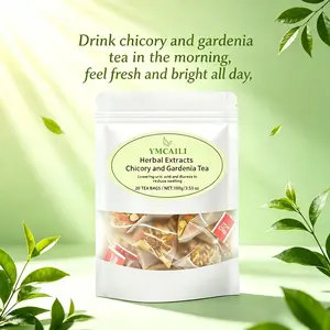 Chicory Gardenia Herbal Tea Bags | Natural Daily Drink | Refreshing Cooling Blend | Caffeine-Free & Sugar-Free | Gentle Beverage for Men & Women | Non-GMO Hydrating Daily Tea for Relaxed Lifestyle