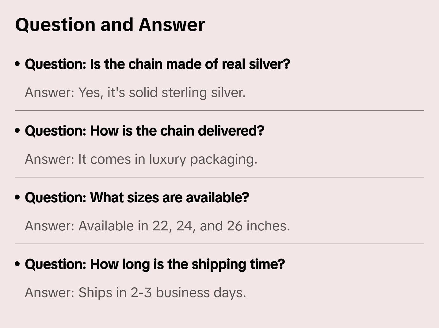 4mm Silver Franco Chain 4mm Silver Franco Chain