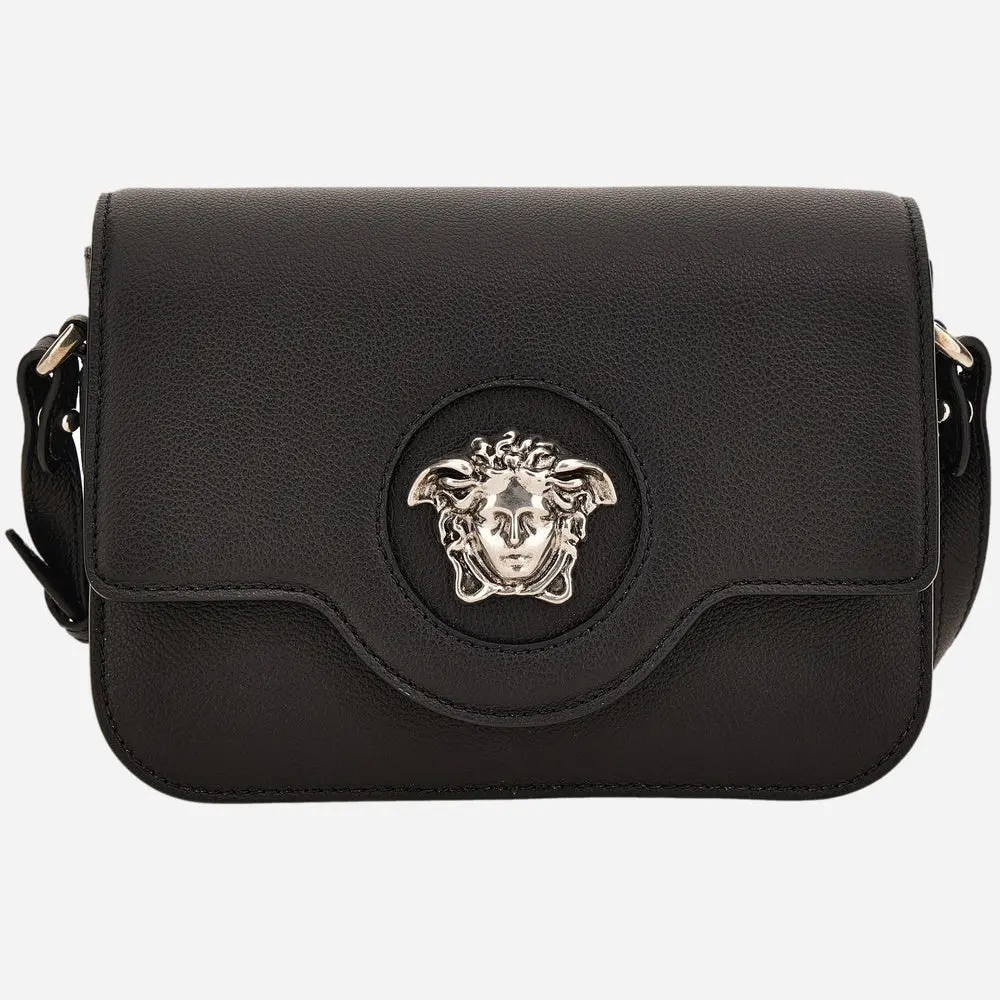 Pre-owned VERSACE Leather Shoulder Bags BRAND NEW Medusa Flap Bag Black Silver Pre-owned VERSACE Leather Shoulder Bags BRAND NEW Medusa Flap Bag Black Silver