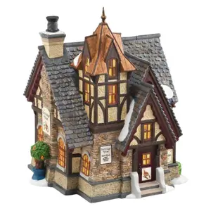 Department 56 The Partridge & Pear Victorian Charm Porcelain Piece Dickens' Village Series 6.5 x 5.75 x 7.75 inches Ideal Christmas Gift for Collectors