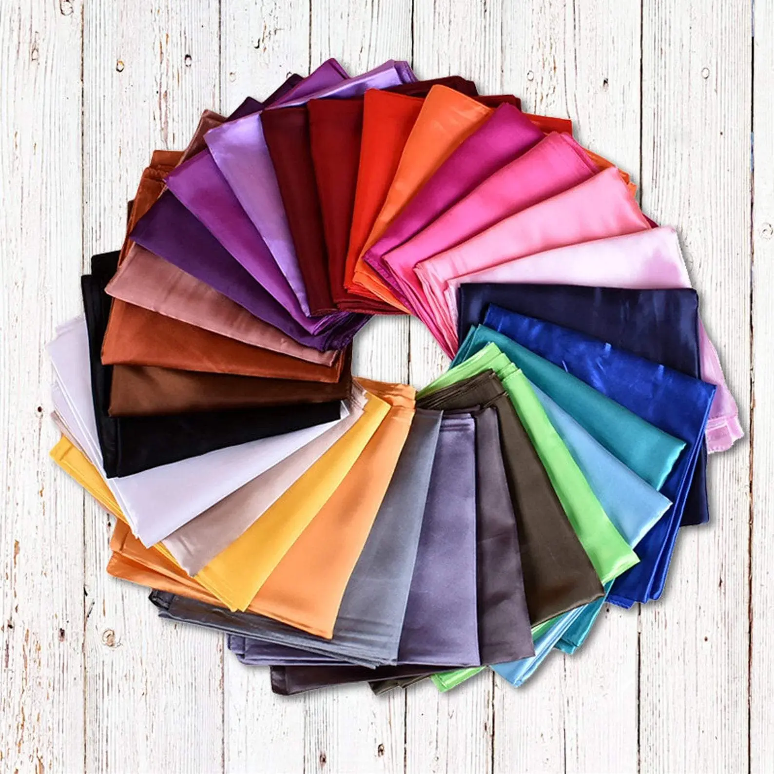 28 Colors Available/Soft Silky 35" Satin Large Square Neck Scarf/Solid Color Bandanas/Turban/Hair Scarf/Head Wrap/Scarf Top/3 for 39