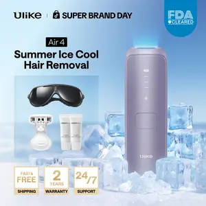 【2026 New Arrival】Ulike Air 4 IPL Hair Removal Device with Increased Power, More Convenient Operation, Ice-Cooling Contact Technology & Skin Sensor. Suitable for Women and Men. Achieves up to 90% Hair Reduction in 4 Weeks. Comfortable and Effective
