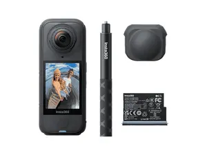 Insta360 X4 Air 8K 360 Action Camera Starter Bundle, Graphite Black