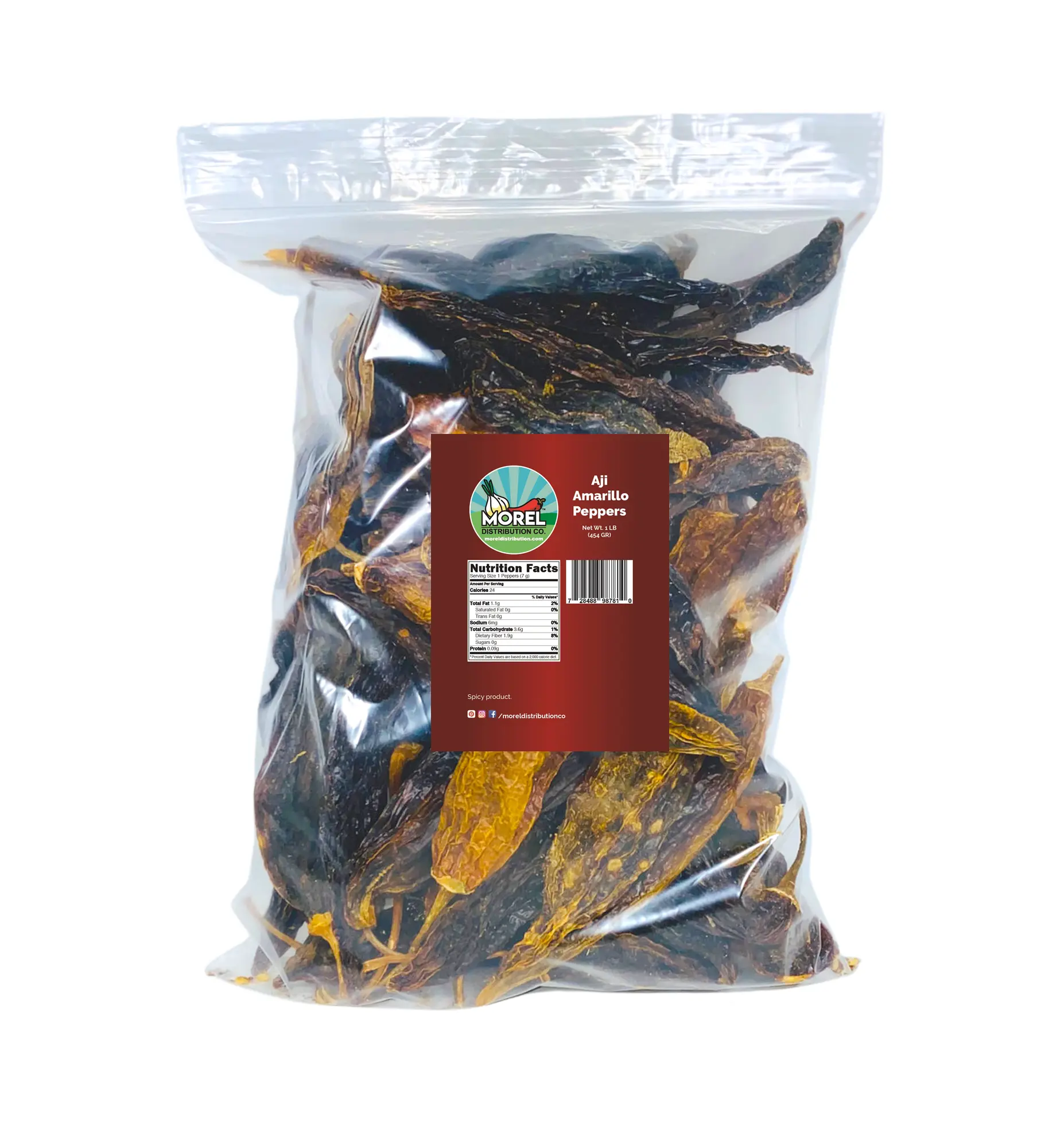 Dried Aji Amarillo Pepper (Chile Amarillo) 1 lb Dried Aji Amarillo Pepper (Chile Amarillo) 1 lb