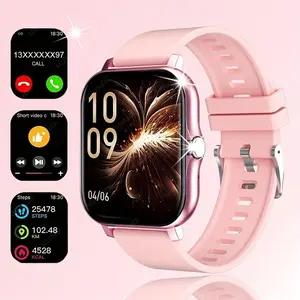Modern Smartwatch Bracelet with Calling Feature - Activity & Fitness Tracking with Pedometer, Multi-Sport Modes, Step & Calorie Counting, Remote Music Control & Weather Forecast - Ideal Birthday Gift - Sports Smartwatches