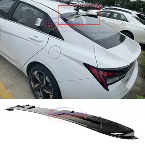 FITS 2021-2026 HYUNDAI ELANTRA GLOSSY BLACK V STYLE REAR WINDOW VISOR ROOF SPOILER WING