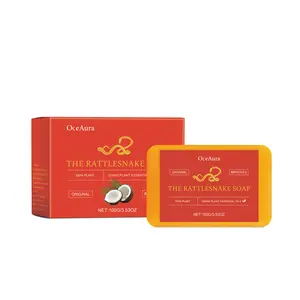 OceAura Skincare Acne Soap, Pimple and Comedo Removing Plant Essential Oil Soap, Oil-Control Handmade Soap, Foaming Facial Cleansing Soap