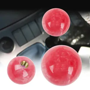 Brand New Universal JDM Red Pearl 54mm Round Ball SHIFT KNOB M8 M10 M12