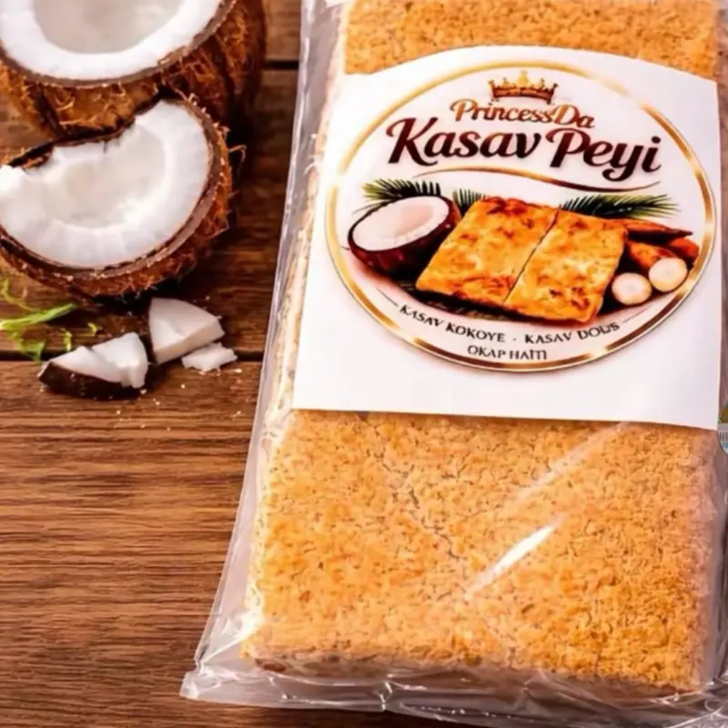 Kasav Okap - Handmade Cassava Flatbread with Premium Coconut, Delicious Flavor, Melts in Your Mouth, Popular Artisanal Snack