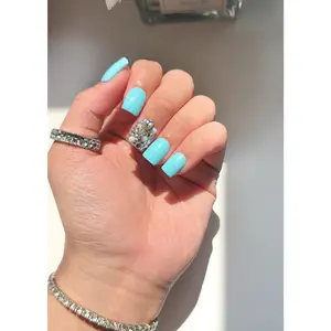 Tiffany Blue Luxury Press on Nails