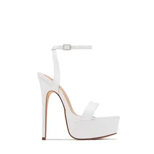 Your Temptation Platform High Heels - White