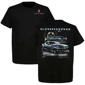 Camaro ZL1 5th Gen T-Shirt – 2010s Muscle Car Graphic Tee, Performance Camaro Shirt, Unisex Cotton Top Gift for Car Enthusiasts