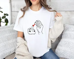 Organic Cotton, Feminist T-Shirt, Feminism Shirt, Nail Polish T-Shirt, Gift for Girl, Gift for Bestfriend, Trendy Shirt, Gifts for Her