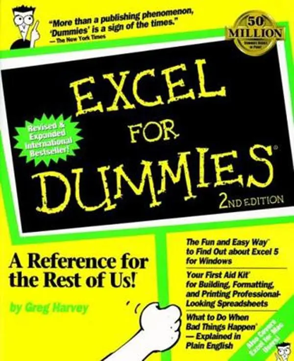 USED Book - Excel for Dummies by Harvey, Greg (Paperback) - english
