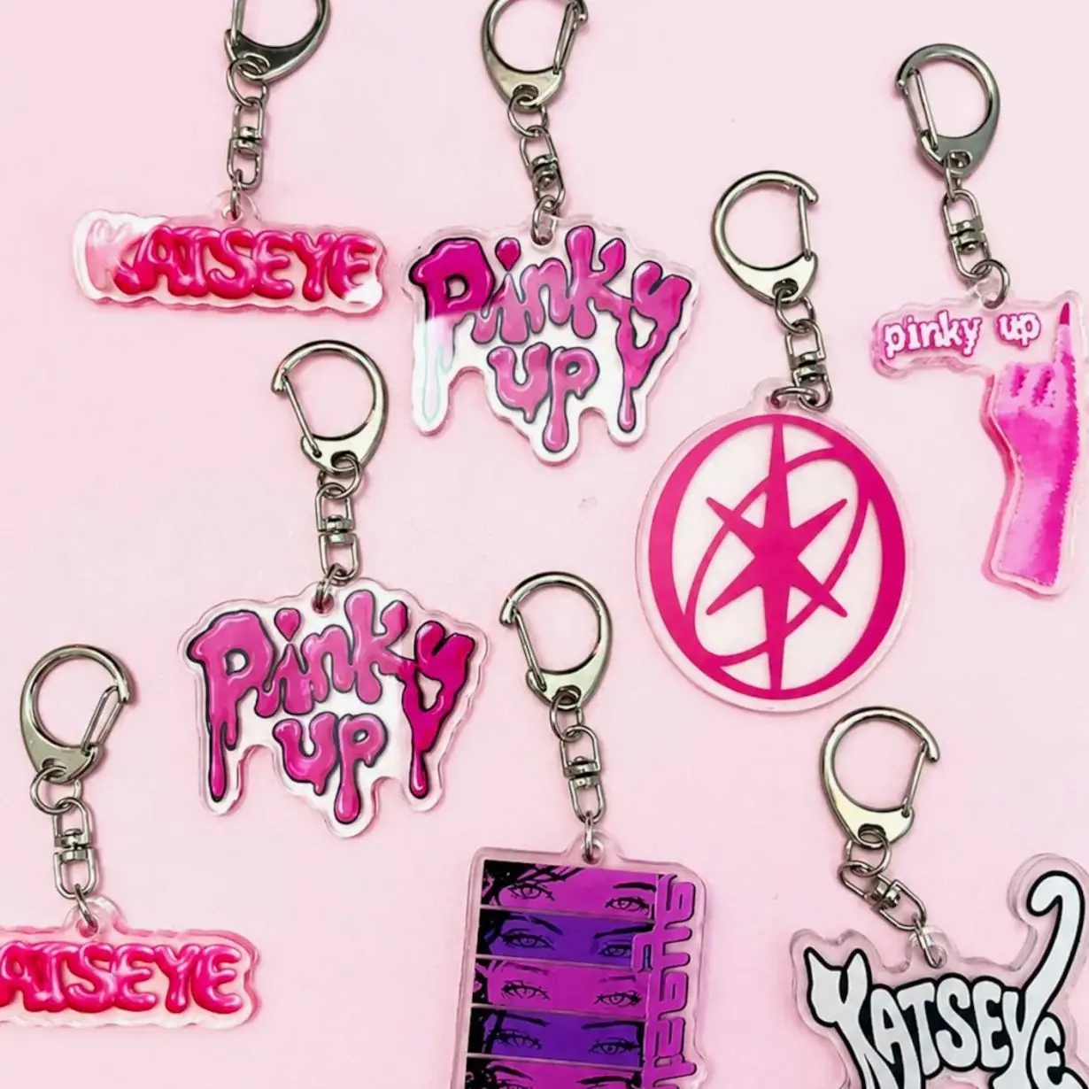 katseye pinky up era keychains LIMITIED EDITION