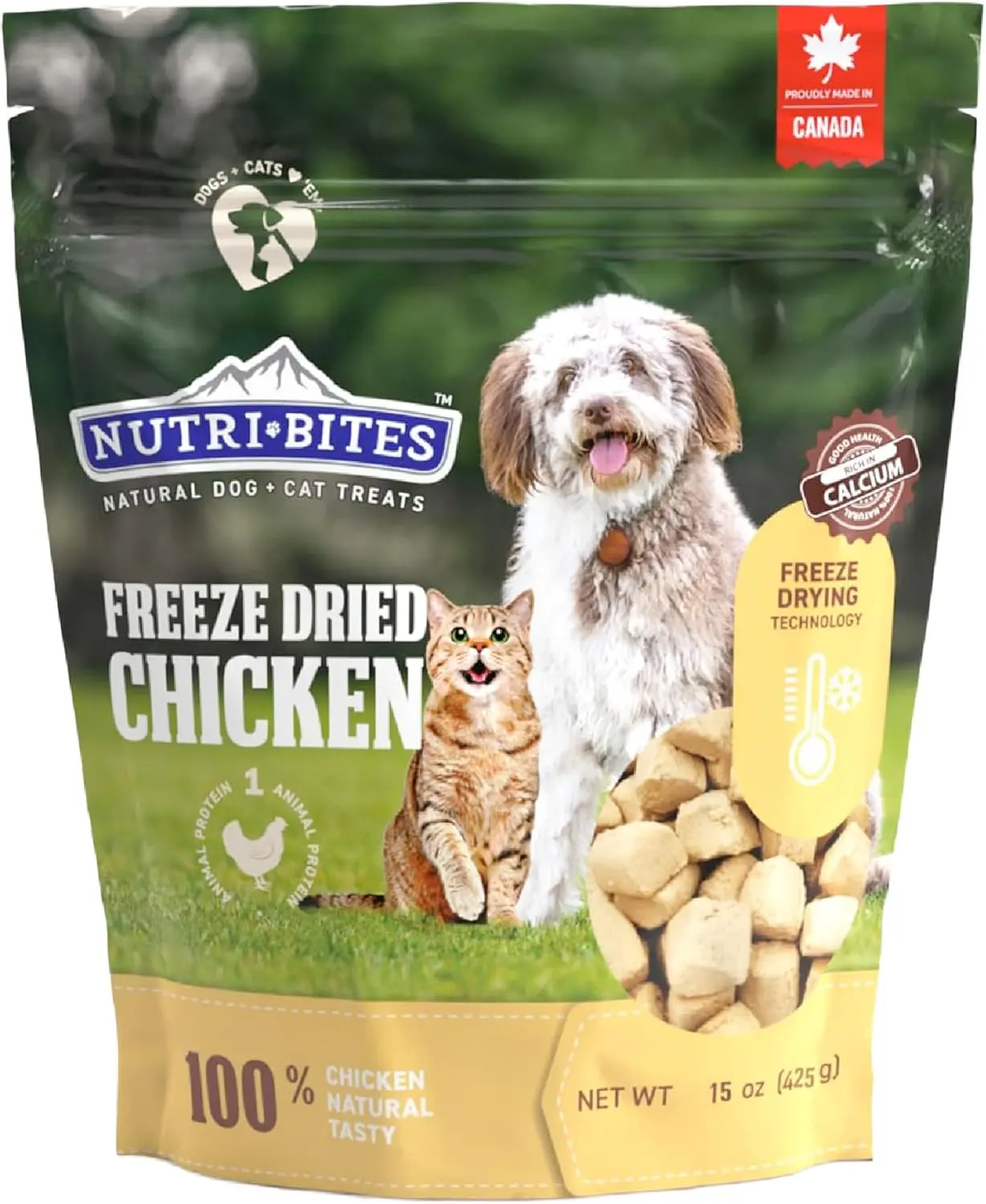 Natural Chicken Meal Topper for Dogs and Cats - Enhances Coat, Immunity, and Joint Health - 1 Pack - Premium Pet Food Supplement with Omega-3 - Wholesome...