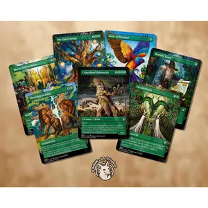 7+ Green Staples | Up to 60 Proxy Cards! Doubling Season, Parallel Lives, Worldly Tutor, Henge, Craterhoof, + can add Cradle, Gnawbone, etc