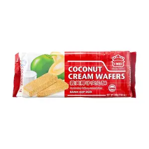 Imei Coconut Cream Wafer Cookies 200g - Crispy Taiwanese Snack