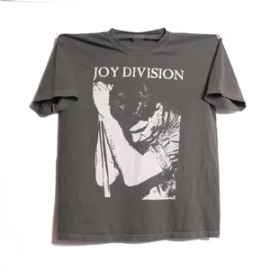 Joy Division Band Tee Ian Curtis Unknown Pleasures Post Punk New Wave Alternative Rock Noise Grunge Closer English UK Shoegaze Faded - XL