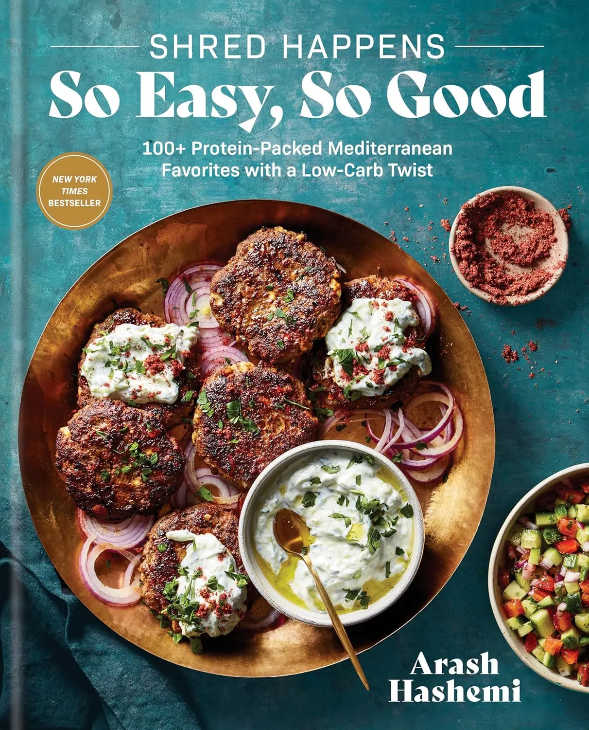 Shred Happens: So Easy, So Good: 100+ Protein-Packed Mediterranean Favorites with a Low-Carb Twist; A Cookbook Hardcover – March 18, 2025