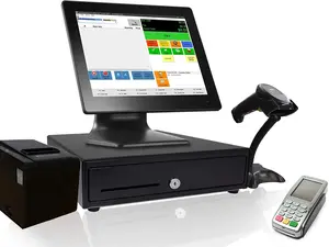 Point of Sale System with Touchscreen PC, Printer, Cash Drawer, and More
