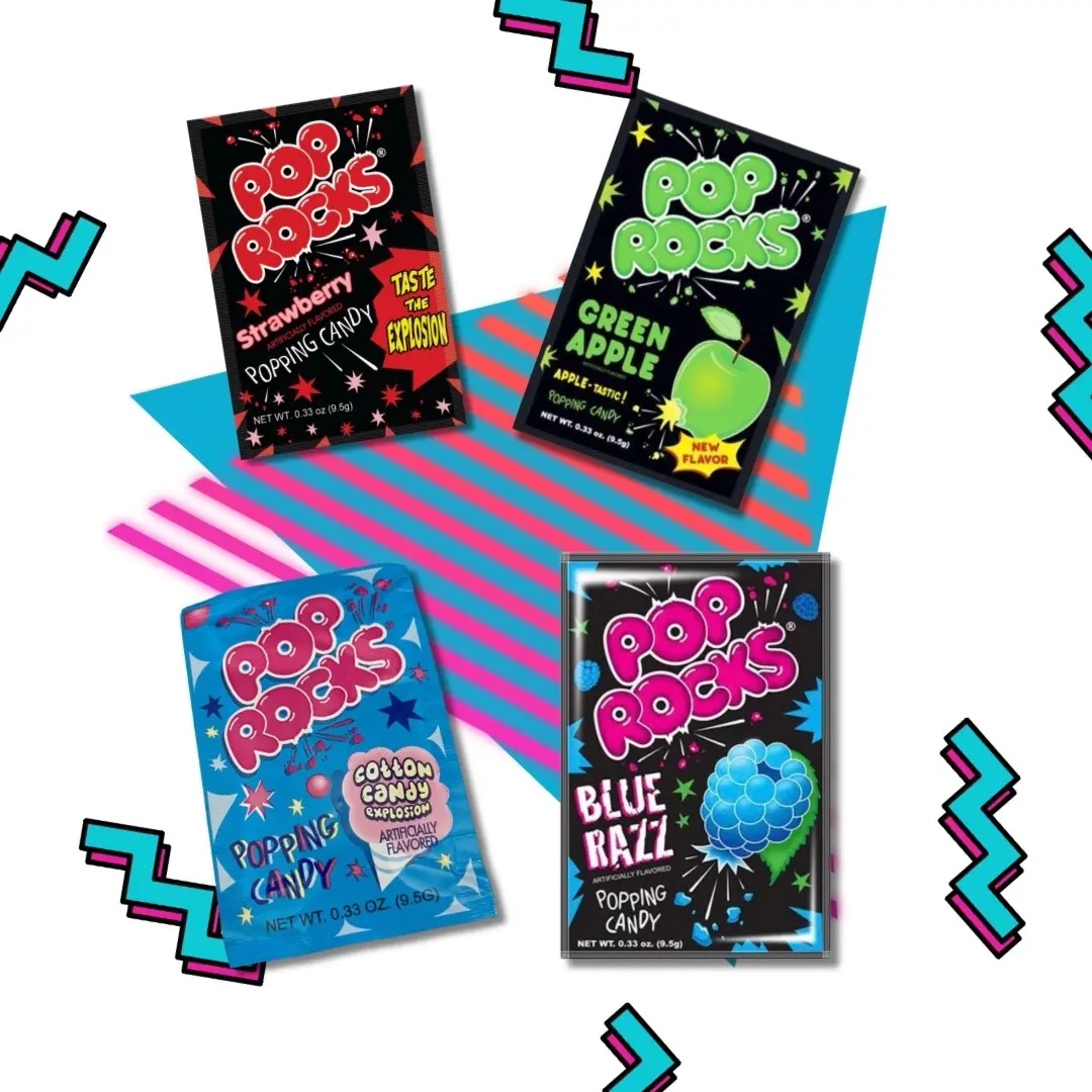 Pop Rocks: 1 individual packet Popping Candy chose your flavor Pop Rocks: 1 individual packet Popping Candy chose your flavor