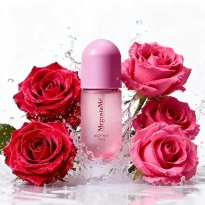 Pure Natural Body Mist Rose Fresh Floral Scent – 4D Hyaluronic Acid Hydrating Fine Spray, Long Lasting Fragrance for Hair & Body, Paraben-Free Gentle All Skin Types, 3.4 Fl Oz