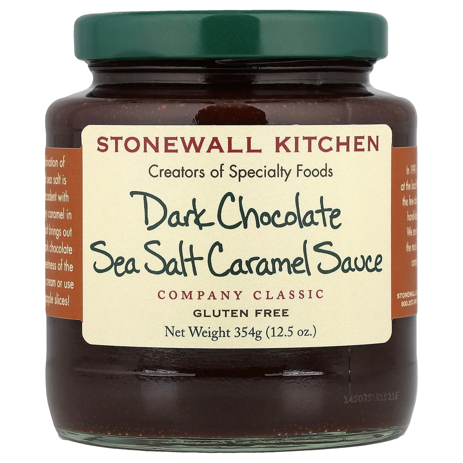Stonewall Kitchen Dark Chocolate Sea Salt Caramel Sauce, 12.5 oz  (354 g)