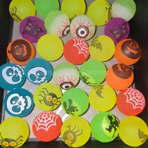 Glow-in-the-Dark Bouncy Balls - Perfect for Gifts - Party Favor Supply Light Halloween