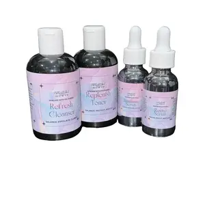 The Glow & Renew Set with Mandelic Acid and Korean Skin Care Ingredients - For Skin Comfort, acne management and Hyaluronic
