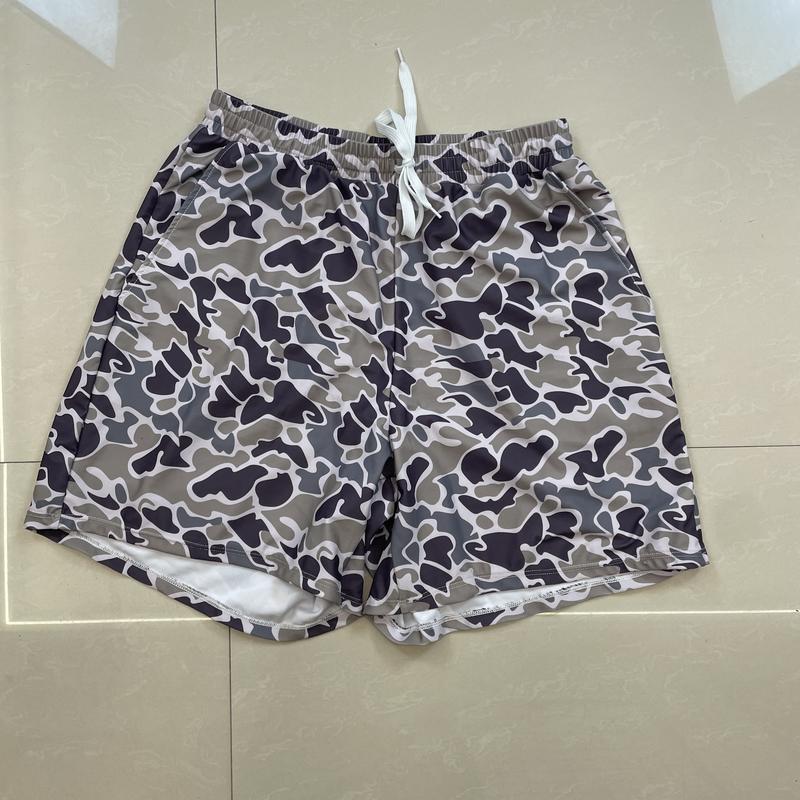 Adult men swim shorts beach wear swim wear summer camo bottom bathing shorts