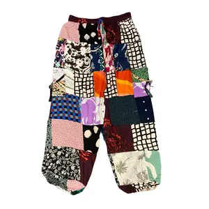 Patchwork Jogger Pants