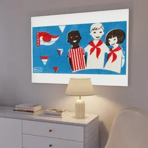 Hungarian Scouts 20th Anniversary -  Aesthetic Vintage Eastern Europe,Logos, Graffiti, Comics, Retro, Educational (Children), Posters, Canvas Art.