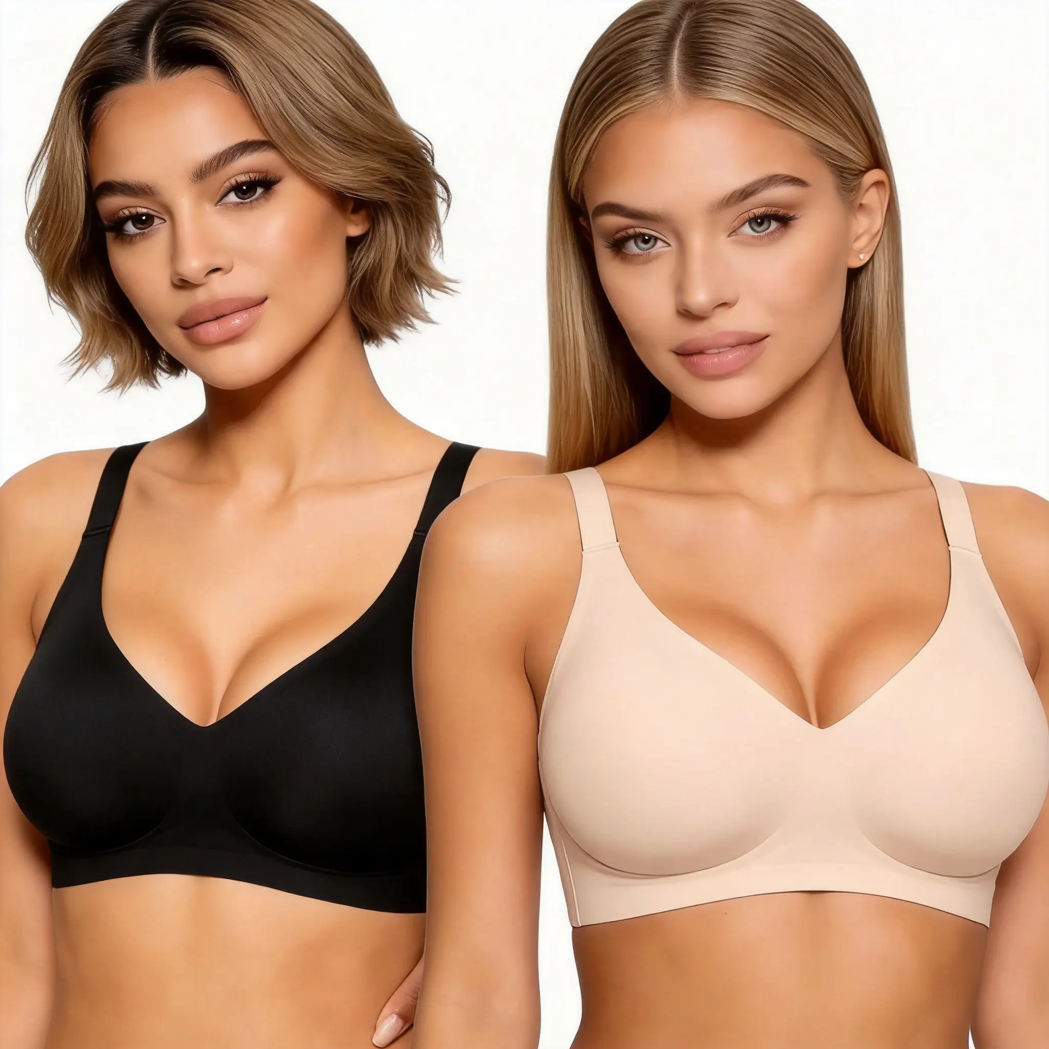 CORLIX  Lace Women's Wireless Bra No padding No Underwire Unlined Cami Bra Seamless Sports Bra Breathable Daily Wear