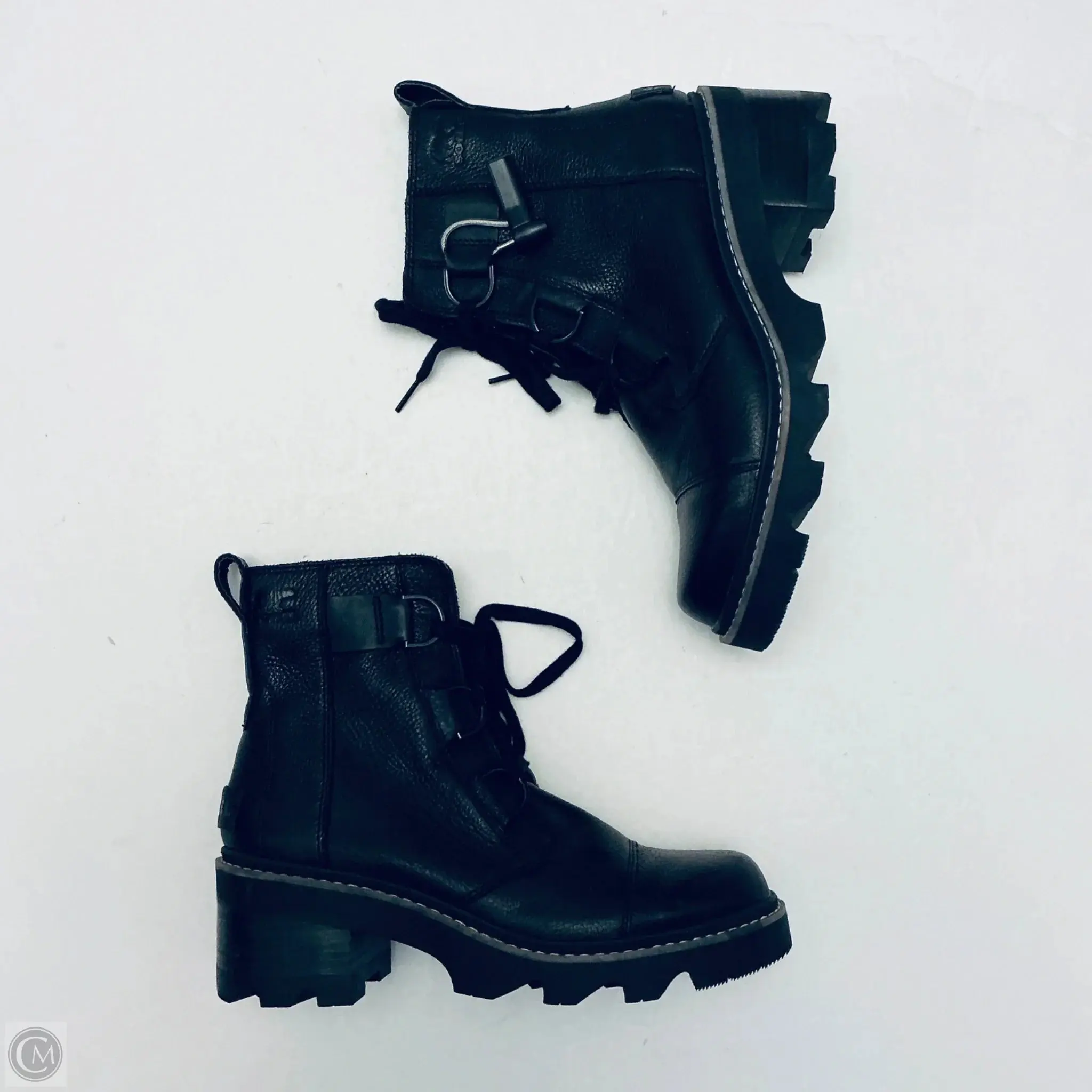 Boots Ankle Heels By Sorel In Black, Size: 9.5
