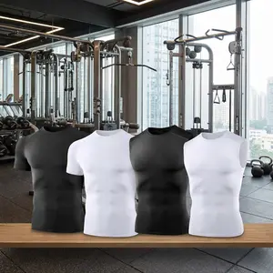 Men's 4 Pack Compression Shirts and Tank Tops - Short Sleeve & Sleeveless Athletic Undershirts for Sports, Workout, Gym, Running, Breathable Moisture Wicking Performance Base Layer Activewear